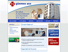 Tablet Screenshot of guemesace.com.ar